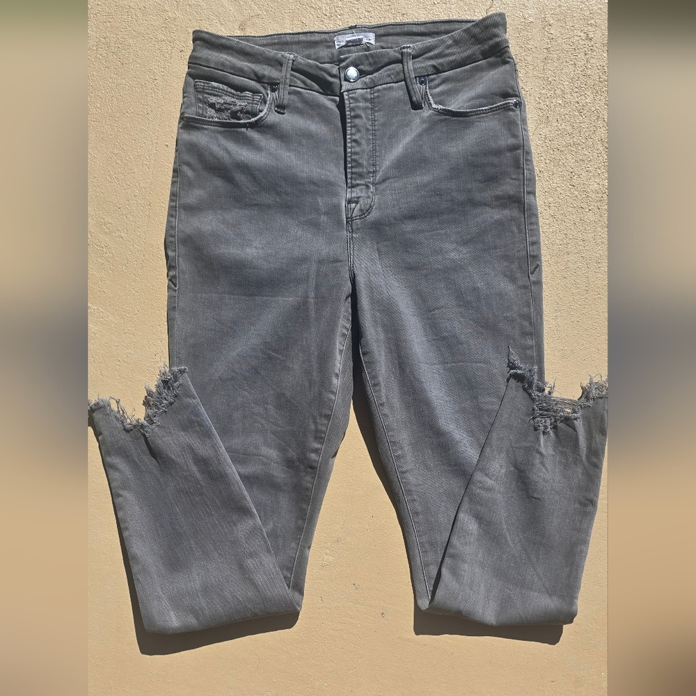 Good American Charcoal Ankle Jeans